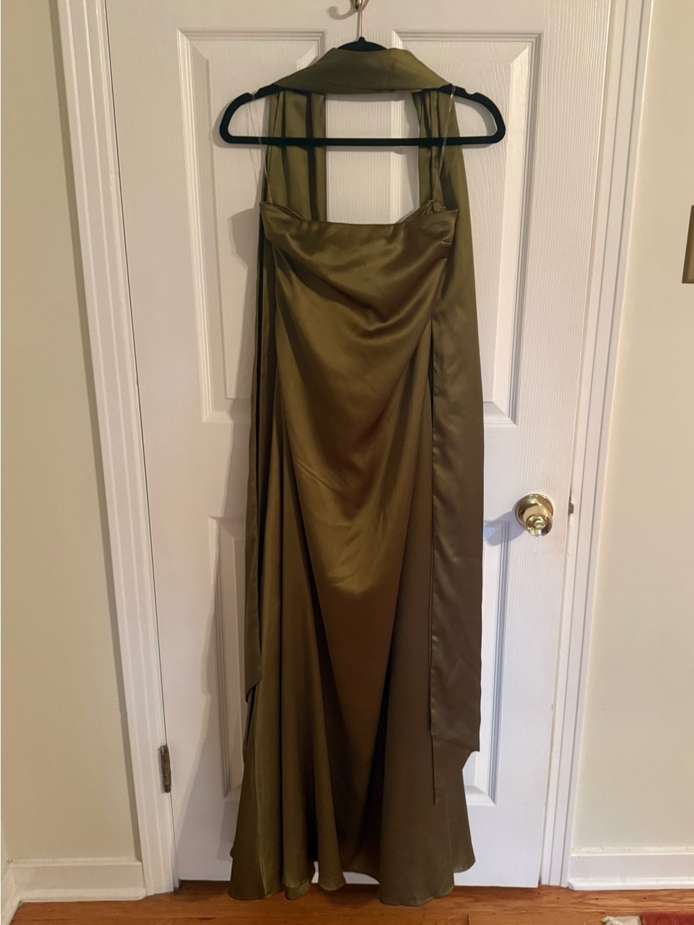 Babyboo Morven Maxi Dress - Deep Olive - Picture 3 of 6